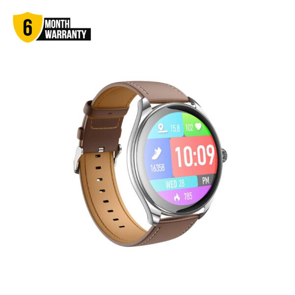 Hoco Y22 Smart Watch 1.43 inch AMOLED Always On Display Zinc Alloy Frame IP67 Waterproof 200mAh Battery Up to 7 Days Backup Smartwatch
