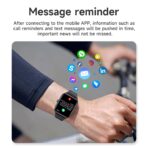 Hoco Y27 Smart Watch 1.95 inch Display Bluetooth Calling IPX4 Sports Modes Health Monitoring Up to 7 Days Backup Smartwatch for Men and Women - Image 6