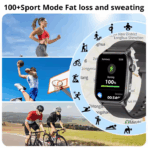 Colmi P78 Smart Watch 1.95 inch AMOLED Always On Display 200+ Watch Faces 100+ Sports Mode Bluetooth Calling UP67 Waterproof Up to 7 Days Backup Ultra Thin Lightweight Smartwatch - Image 3