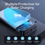 JOYROOM JR-QP192 22.5W PowerBank 20000mAh LED Display 2 Input 3 Output Universally Compatible Lightweight PowerBank - Image 3