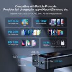 JOYROOM JR-QP192 22.5W PowerBank 20000mAh LED Display 2 Input 3 Output Universally Compatible Lightweight PowerBank - Image 4