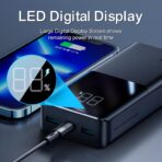 JOYROOM JR-QP192 22.5W PowerBank 20000mAh LED Display 2 Input 3 Output Universally Compatible Lightweight PowerBank - Image 5