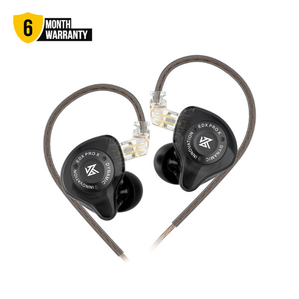 KZ EDX Pro X Wired Earphone Single Dynamic Driver Detachable Cable HD Mic 1.2m Cable Length 3.5mm Connector Wired Earphone
