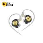KZ EDX Ultra Wired Earphones 3.5mm Connector 10mm Dual Magnetic Dynamic Driver Stereo Sound Powerfull Bass 1.2m Cable Length Wired Earphone