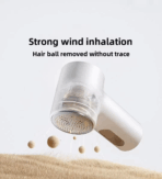 Xiaomi Mijia Lint Remover 2 5-Blade Strong Suction USB Rechargeable Fluff Pellet Removers Up to 90 Minutes Backup - Image 5