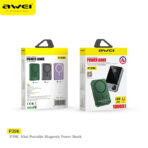 AWEI P39K 15W Wireless Magnetic 10000mAh Power Bank 22.5W 5A PD 20W Super Fast Charging with Digital Display - Image 7