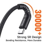 Mcdodo CA227 USB to Type-C Cable Fast Charging Data Cable PD 3A Max Output Up to 480Mbps Transfer Speed Strong Braided USB to Type C Cable - Image 3