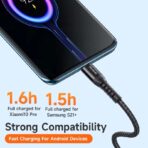 Mcdodo CA227 USB to Type-C Cable Fast Charging Data Cable PD 3A Max Output Up to 480Mbps Transfer Speed Strong Braided USB to Type C Cable - Image 4