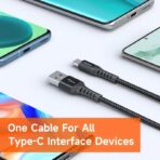 Mcdodo CA227 USB to Type-C Cable Fast Charging Data Cable PD 3A Max Output Up to 480Mbps Transfer Speed Strong Braided USB to Type C Cable - Image 6