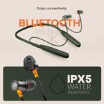 Noise Airwave Wireless Neckband Earphones 10mm Driver BT v5.3 In Ear 3 EQ Modes ENC for Calling 50ms Low Latency Up to 50 Hours of Playtime Wireless Bluetooth Earphones - Image 9