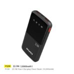 Awei P10K 10000mAh Power Bank 22.5W PD Fast Charge Supported 3 Output 1 Input LED Display Lightweight Powerbank - Image 2
