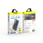 Awei P10K 10000mAh Power Bank 22.5W PD Fast Charge Supported 3 Output 1 Input LED Display Lightweight Powerbank - Image 3