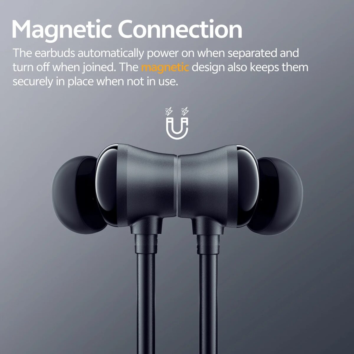 QCY BassBloom ANC N2 Wireless Neckband Headset 25dB ANC Dual Mic BT 5.3 IPX4 Waterproof SBC/AAC Codec Up to 45ms Low Latency 300mAh Battery Up to 35 Hours Backup Bluetooth Earphones - Image 7