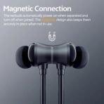 QCY BassBloom ANC N2 Wireless Neckband Headset 25dB ANC Dual Mic BT 5.3 IPX4 Waterproof SBC/AAC Codec Up to 45ms Low Latency 300mAh Battery Up to 35 Hours Backup Bluetooth Earphones - Image 7
