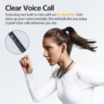 QCY BassBloom ANC N2 Wireless Neckband Headset 25dB ANC Dual Mic BT 5.3 IPX4 Waterproof SBC/AAC Codec Up to 45ms Low Latency 300mAh Battery Up to 35 Hours Backup Bluetooth Earphones - Image 5