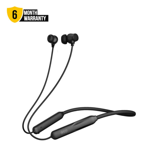 QCY BassBloom ANC N2 Wireless Neckband Headset 25dB ANC Dual Mic BT 5.3 IPX4 Waterproof SBC/AAC Codec Up to 45ms Low Latency 300mAh Battery Up to 35 Hours Backup Bluetooth Earphones