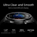 QCY GT2 Smart Watch 1.43 inch AMOLED 60Hz Display Bluetooth Calling Health Monitoring 100+ Sports Modes Up to 15 Days Backup Smartwatch - Image 5