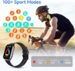 QCY Watch GS Smart Watch 2.02 inch HD Display Bluetooth Calling Customizable Watch Face IPX8 Waterprood 100+ Sports Mode Magnetic Charging Up to 7 Days Backup Smartwatch - Image 4