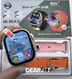 SIM 200 Plus 5G Smart Watch Ultra 3 2.20 inch Big AMOLED Display Front Camera Video Calling Playstore App Support Gaming Supported Smart Watch - Image 2