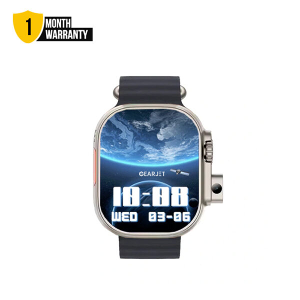 SIM 200 Plus 5G Smart Watch Ultra 3 2.20 inch Big AMOLED Display Front Camera Video Calling Playstore App Support Gaming Supported Smart Watch