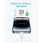 Anker 322 USB-C to Lightning Cable 60W PD Fast Charging Up to 480Mbps Data Transfer Apple MFI Certified Charging Cable - Image 3