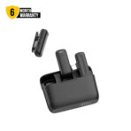Ulanzi J12 Wireless Lavalier Microphone Plug and Play Lapel Mic Set Up to 65ft. Coverage Up to 7 Hours Backup Microphone
