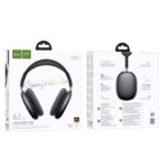 Hoco W65 Wireless Bluetooth Headphones BT v5.4 40mm Speaker Breathable Fabric Headband Knob Control Up to 45 Hours Playback USB C Charging Headphone - Image 8