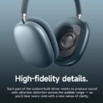 Hoco W65 Wireless Bluetooth Headphones BT v5.4 40mm Speaker Breathable Fabric Headband Knob Control Up to 45 Hours Playback USB C Charging Headphone - Image 4