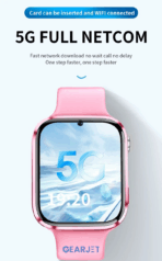 Hello Z7S Android Smart Watch 16GB 256GB Google Playstore 5G Band Voice and Front Camera Video Calling 1.69 inch HD Touch Screen Face ID Unlock Remote Control Android iOS Compatible App Smartwatch for Men and Women - Image 3
