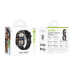 Hoco Y28 Ultra Thin Smart Watch 1.96 inch High Resolution AMOLED Display Bluetooth Calling IP67 Waterproof Sports Modes Health Monitoring Up to 5 Days Battery Backup Smartwatch - Image 6