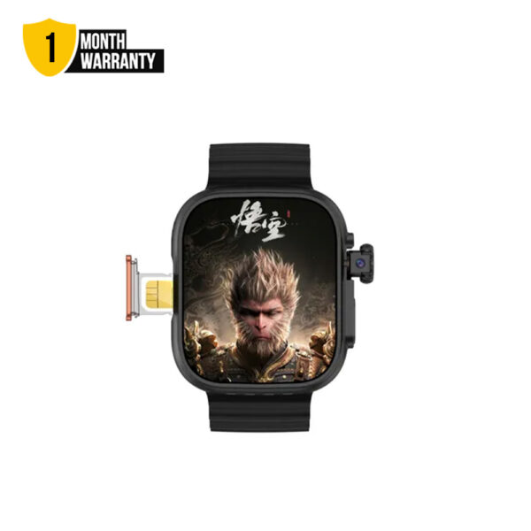 Hello B31 Android Smart Watch 5G Playstore Voice Calling Video Calling Large 2.02 inch HD Display 16GB RAM 256 GB ROM 180° Rotating Camera Big 730mAh Battery Android Smartwatch for Men and Women