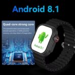 HOWEAR HW S11 Android Smart Watch 3 Straps 5G Voice Calling 4GB RAM 64GB ROM Rotating Camera Video Calling Wifi Play Store App Download Android 8.1 700mAh Large Battery HW-S11 Smartwatch - Image 7