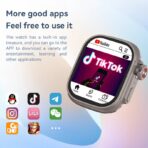 HOWEAR HW S11 Android Smart Watch 3 Straps 5G Voice Calling 4GB RAM 64GB ROM Rotating Camera Video Calling Wifi Play Store App Download Android 8.1 700mAh Large Battery HW-S11 Smartwatch - Image 4