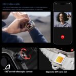 HOWEAR HW S11 Android Smart Watch 3 Straps 5G Voice Calling 4GB RAM 64GB ROM Rotating Camera Video Calling Wifi Play Store App Download Android 8.1 700mAh Large Battery HW-S11 Smartwatch - Image 3